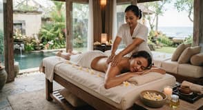 Relaxing spa treatment