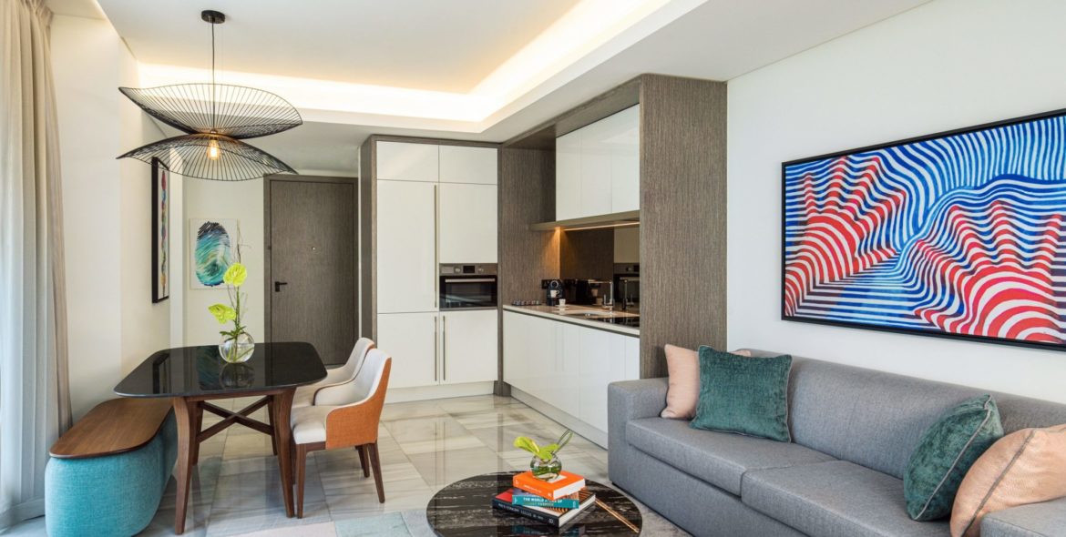 Palm Seaview Bedroom Suite Living Area