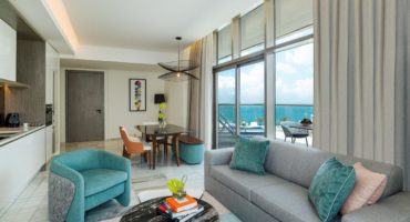 Panoramic Palm Seaview Living Area